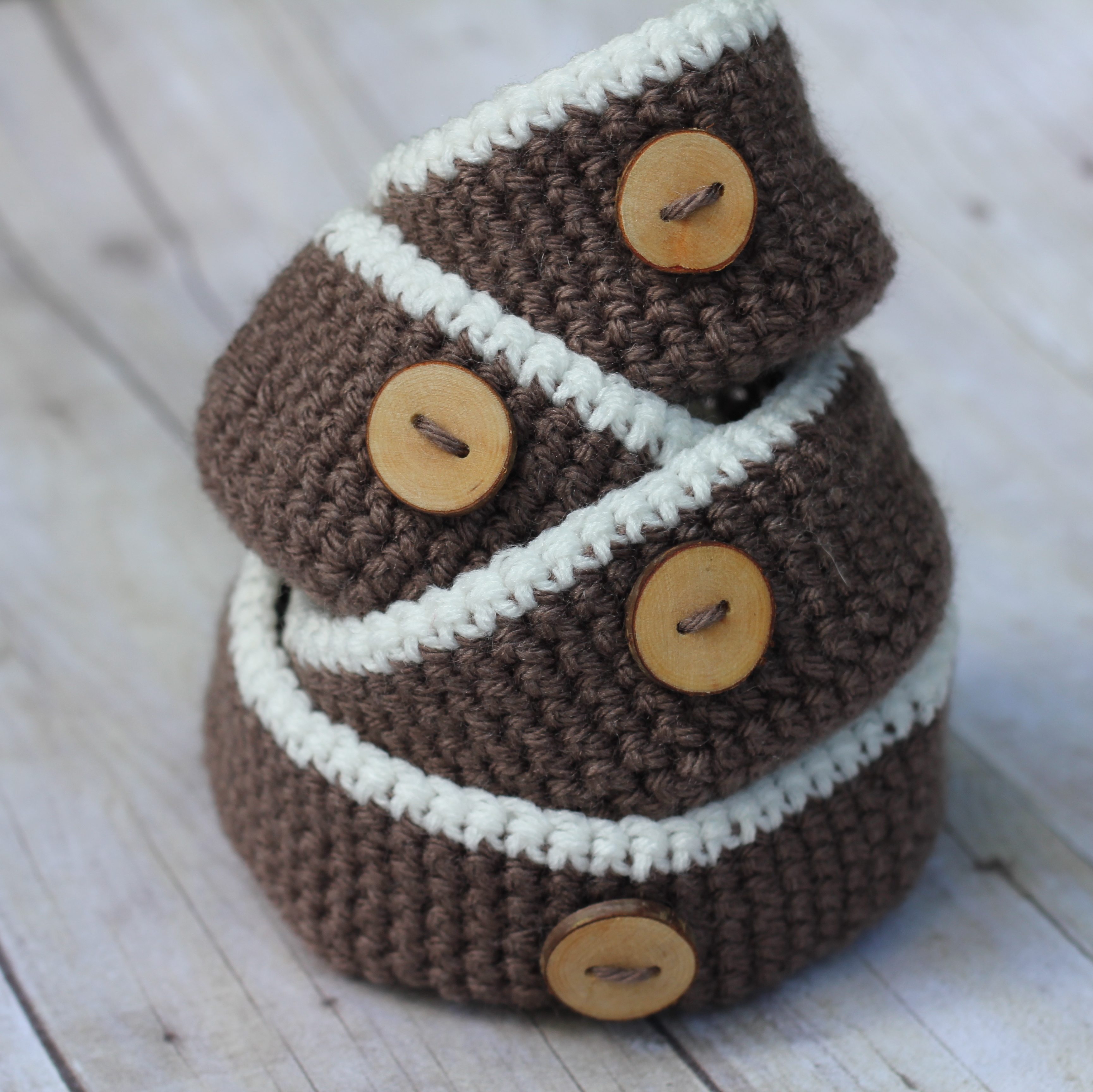 Crocheted Nesting Bowls